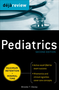 Cover image: Deja Review Pediatrics, 2nd Edition 1st edition 9780071715140