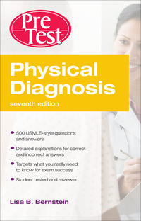 Imagen de portada: Physical Diagnosis PreTest Self Assessment and Review, Seventh Edition 7th edition 9780071633017