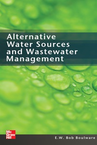 Cover image: Alternative Water Sources and Wastewater Management 1st edition 9780071719513