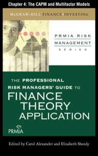 Cover image: Guide to Finance Theory and Application: The CAPM and Multifactor Models 9780071731836