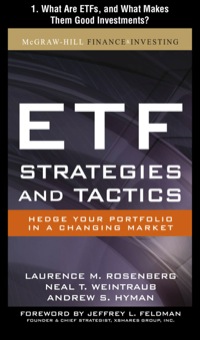 Cover image: ETF Strategies and Tactics, Chapter 1 - What are ETFs, and What Makes Them Good Investments? 9780071732253