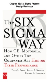 Cover image: The Six Sigma Way, Chapter 16 - Six Sigma Process Design/Redesign 9780071358064