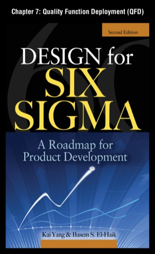 Cover image: Design for Six Sigma, Chapter 7 - Quality Function Deployment (QFD) 9780071734554
