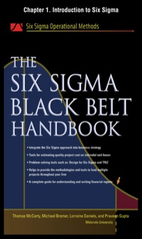 Cover image: The Six Sigma Black Belt Handbook, Chapter 1 - Introduction to Six Sigma 9780071734875
