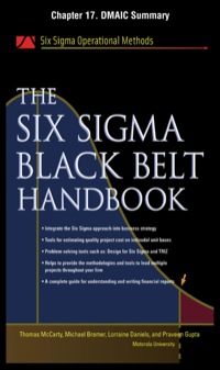 Cover image: The Six Sigma Black Belt Handbook, Chapter 17 - DMAIC Summary 9780071735032