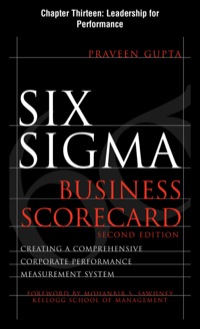 Cover image: Six Sigma Business Scorecard, Chapter 13 - Leadership for Performance 9780071735216