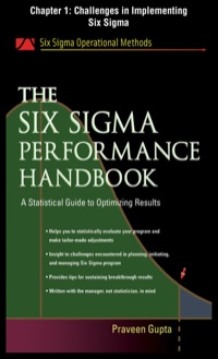 Cover image: The Six Sigma Performance Handbook, Chapter 1 - Challenges in Implementing Six Sigma 9780071735254