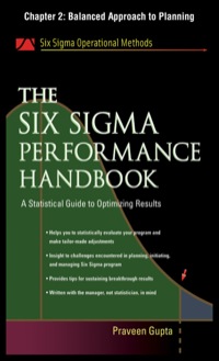 Cover image: The Six Sigma Performance Handbook, Chapter 2 - Balanced Approach to Planning 9780071735261