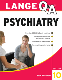 表紙画像: Lange Q&A Psychiatry, 10th Edition 10th edition 9780071703451