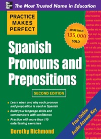Cover image: Practice Makes Perfect Spanish Pronouns and Prepositons 2/E (ENHANCED EBOOK) 2nd edition 9780071739177