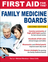Imagen de portada: First Aid for the Family Medicine Boards, Second Edition 2nd edition 9780071737265