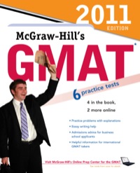 Cover image: McGraw-Hill's GMAT, 2011 Edition 5th edition 9780071740296