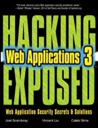 Cover image: Hacking Exposed Web Applications 3rd edition 9780071740647
