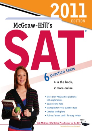 Cover image: McGraw-Hill's SAT, 2011 Edition 6th edition 9780071740944