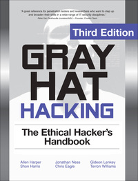 Imagen de portada: Gray Hat Hacking The Ethical Hackers Handbook 3rd edition 9780071742559