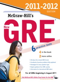 Cover image: McGraw-Hill's New GRE, 2011-2012 Edition 3rd edition 9780071742597