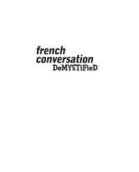 Cover image: French Conversation Demystified 1st edition 9780071635448