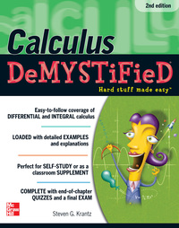 صورة الغلاف: Calculus DeMYSTiFieD, Second Edition 2nd edition 9780071743631