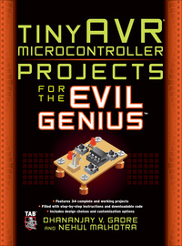 Omslagafbeelding: tinyAVR Microcontroller Projects for the Evil Genius 1st edition 9780071744546