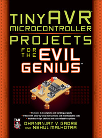 Cover image: tinyAVR Microcontroller Projects for the Evil Genius 1st edition 9780071744546