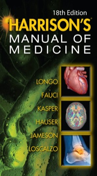 Cover image: Harrisons Manual of Medicine 18th edition 9780071745192