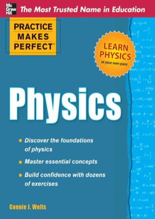Cover image: Practice Makes Perfect Physics 1st edition 9780071745505