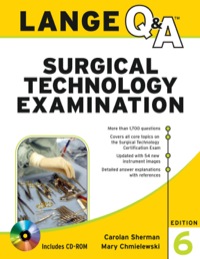 Cover image: Lange Q&A Surgical Technology Examination 6th edition 9780071745765