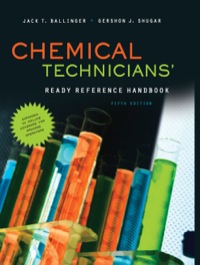 Cover image: Chemical Technicians' Ready Reference Handbook 5th edition 9780071745925