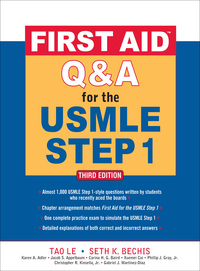 Imagen de portada: First Aid Q&A for the USMLE Step 1 3rd edition 9780071744027