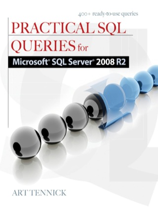Cover image: Practical SQL Queries for Microsoft SQL Server 2008 R2 1st edition 9780071746878