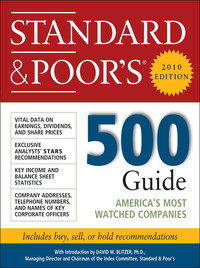 Imagen de portada: Standard & Poor's 500 Guide, 2010 Edition 13th edition 9780071703369