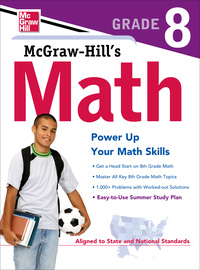 Cover image: McGraw-Hill's Math Grade 8 1st edition 9780071748612