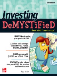 Cover image: Investing DeMYSTiFieD 2nd edition 9780071749121