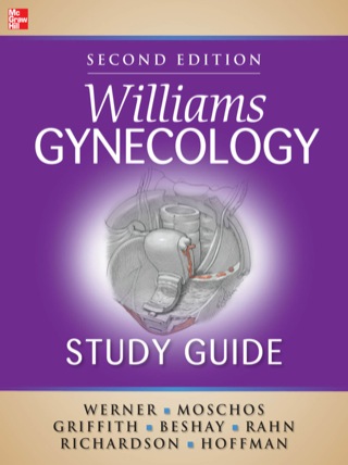 Cover image: Williams Gynecology Study Guide 2nd edition 9780071750912