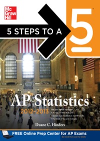 Cover image: 5 Steps to a 5 AP Statistics, 2012-2013 Edition 4th edition 9780071751186