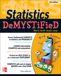 Imagen de portada: Statistics DeMYSTiFieD, 2nd Edition 2nd edition 9780071751339