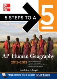 Cover image: 5 Steps to a 5 AP Human Geography, 2012-2013 Edition 1st edition 9780071752046
