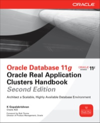 Cover image: Oracle Database 11g Oracle Real Application Clusters Handbook 2nd edition 9780071752626