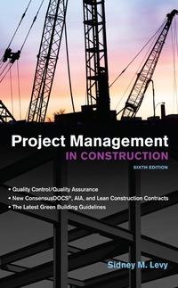 Imagen de portada: Project Management in Construction, Sixth Edition 6th edition 9780071753104