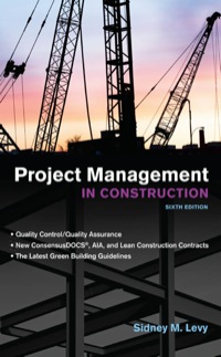 Cover image: Project Management in Construction 6th edition 9780071753104