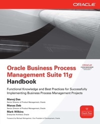 Imagen de portada: Oracle Business Process Management Suite 11g Handbook 1st edition 9780071754491