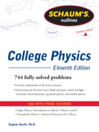 Cover image: Schaum's Outline of College Physics 11th edition 9780071754873