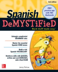 Cover image: Spanish DeMYSTiFieD 2nd edition 9780071755924