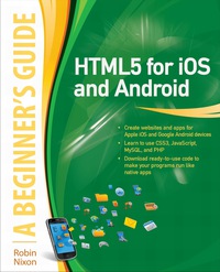 Imagen de portada: HTML5 for iOS and Android: A Beginner's Guide 1st edition 9780071756334