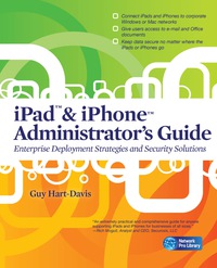 Cover image: iPad & iPhone Administrator's Guide 1st edition 9780071759069