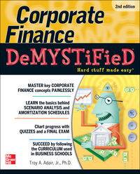 Cover image: Corporate Finance Demystified 2/E 2nd edition 9780071749077