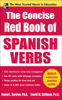 Imagen de portada: The Concise Red Book of Spanish Verbs 1st edition 9780071761048