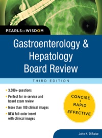 Cover image: Gastroenterology and Hepatology Board Review: Pearls of Wisdom 3rd edition 9780071761666