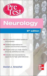 Cover image: Neurology PreTest Self-Assessment And Review, Eighth Edition 8th edition 9780071761147