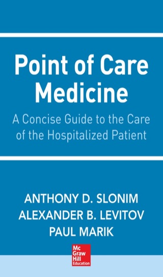 Cover image: Point of Care Medicine 1st edition 9780071762984